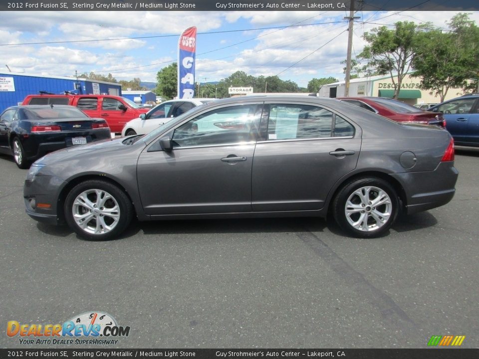 2012 Ford Fusion SE Sterling Grey Metallic / Medium Light Stone Photo #4