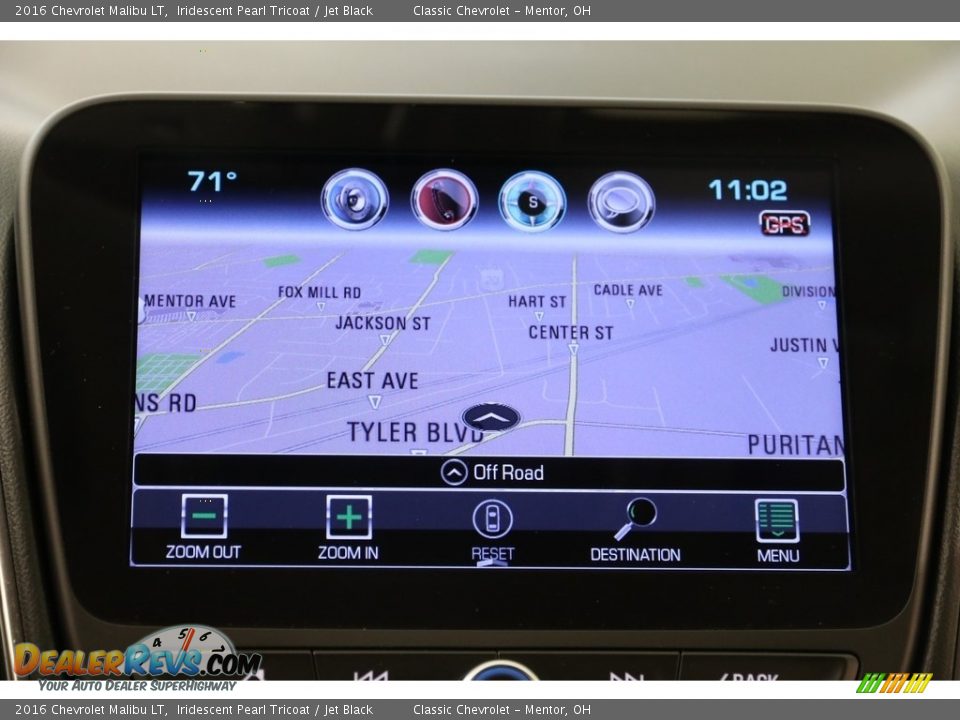 2016 Chevrolet Malibu LT Iridescent Pearl Tricoat / Jet Black Photo #11