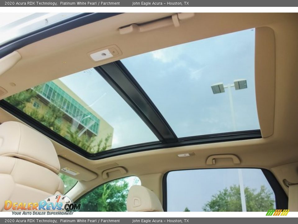 2020 Acura RDX Technology Platinum White Pearl / Parchment Photo #14