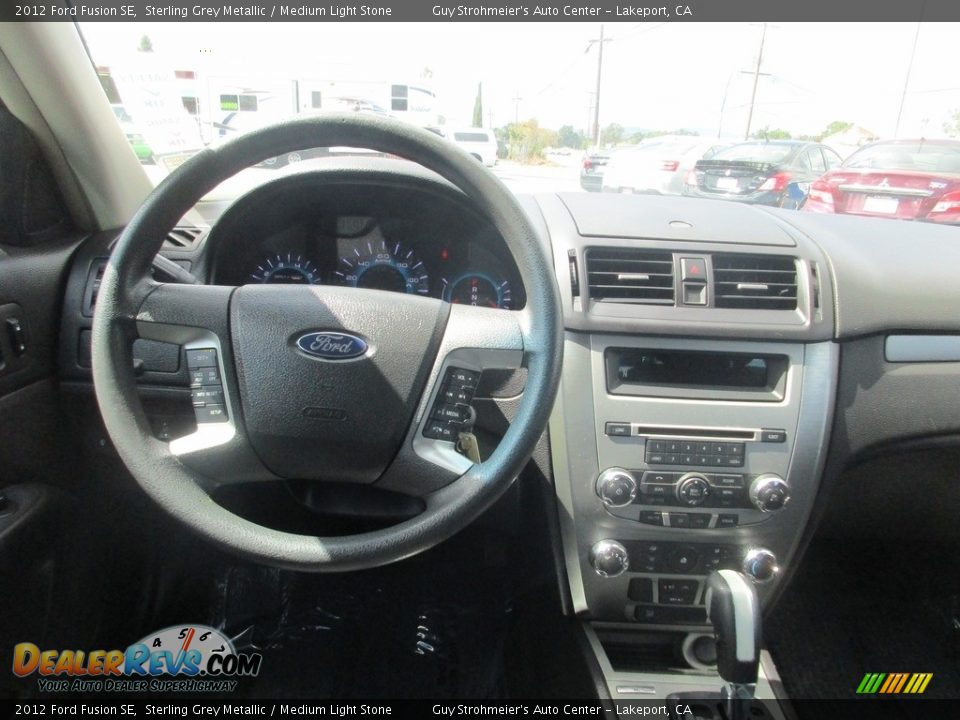 2012 Ford Fusion SE Sterling Grey Metallic / Medium Light Stone Photo #10
