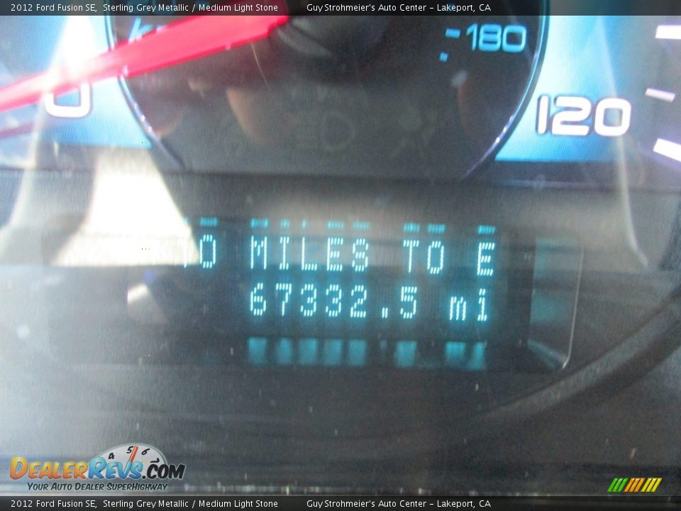 2012 Ford Fusion SE Sterling Grey Metallic / Medium Light Stone Photo #11