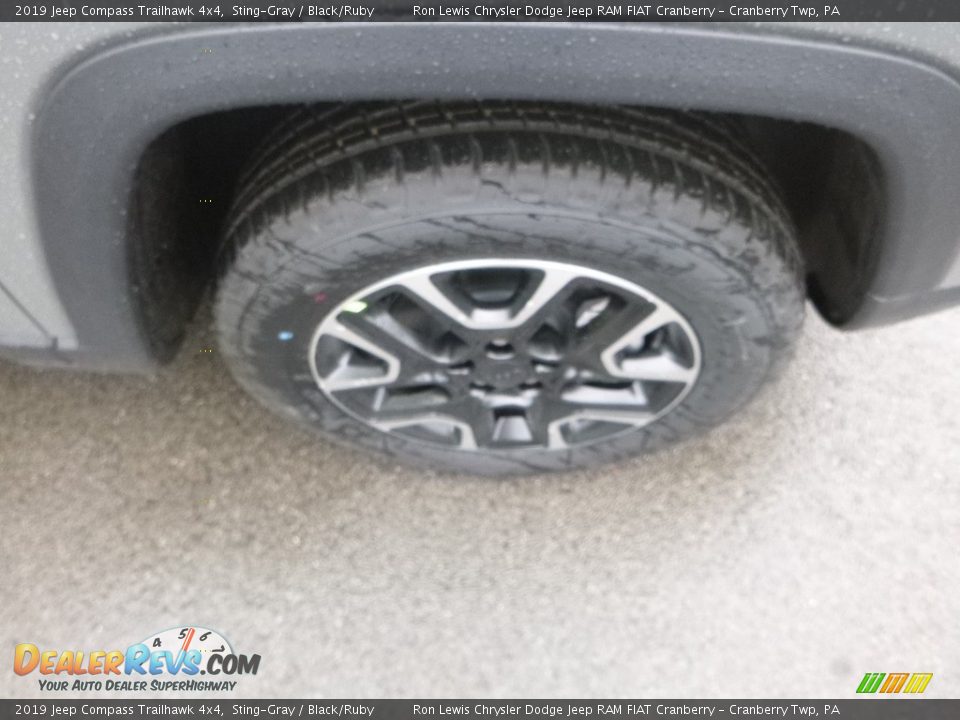 2019 Jeep Compass Trailhawk 4x4 Sting-Gray / Black/Ruby Photo #9