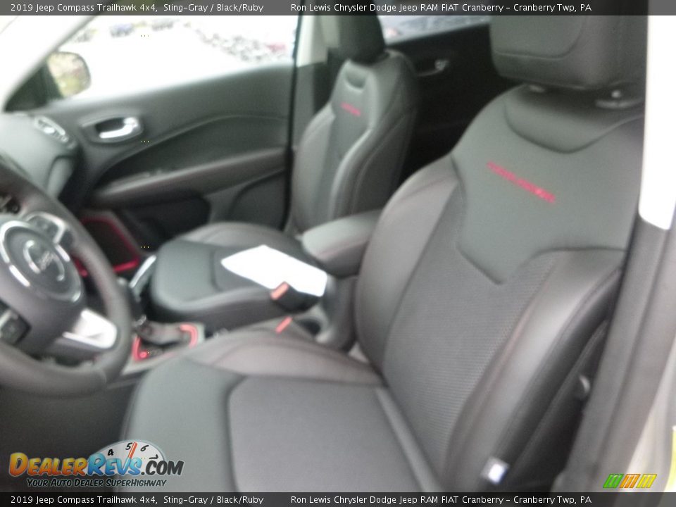 2019 Jeep Compass Trailhawk 4x4 Sting-Gray / Black/Ruby Photo #16