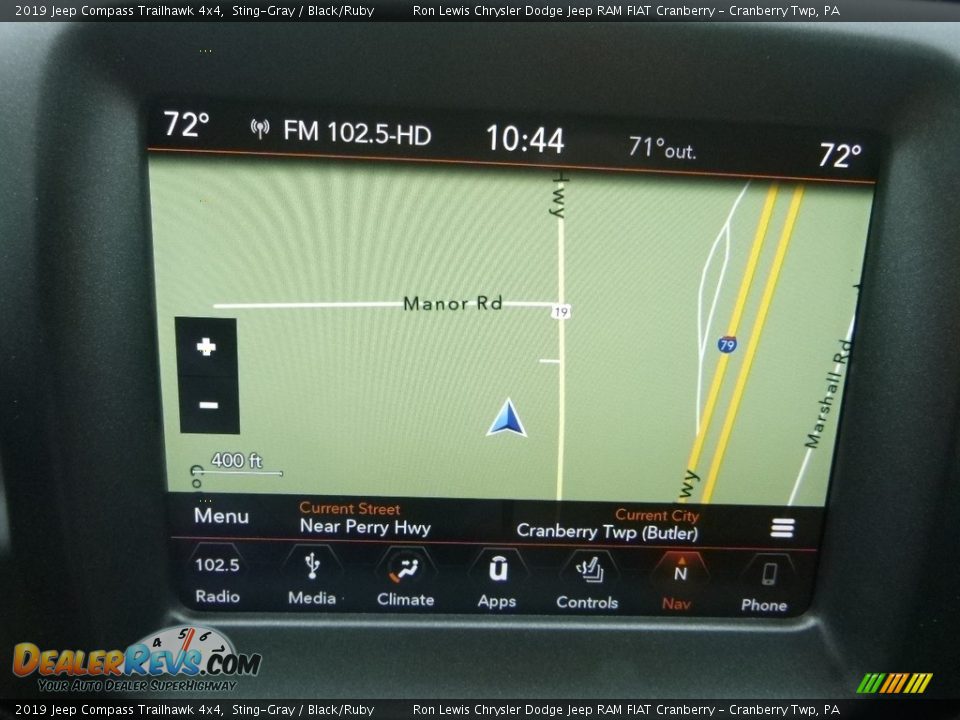 2019 Jeep Compass Trailhawk 4x4 Sting-Gray / Black/Ruby Photo #18