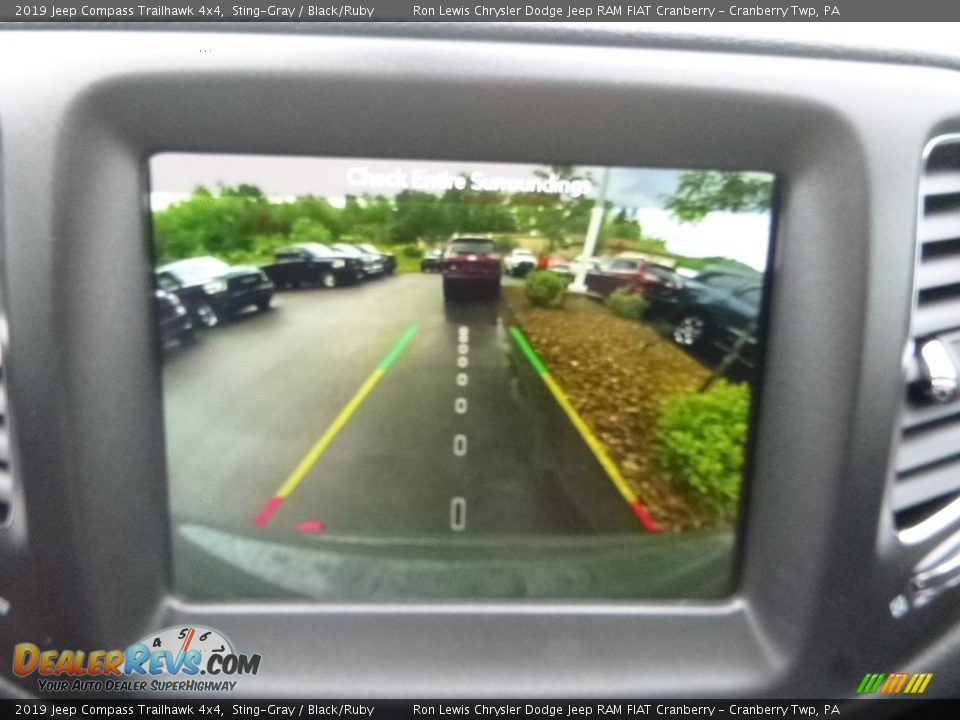 2019 Jeep Compass Trailhawk 4x4 Sting-Gray / Black/Ruby Photo #19