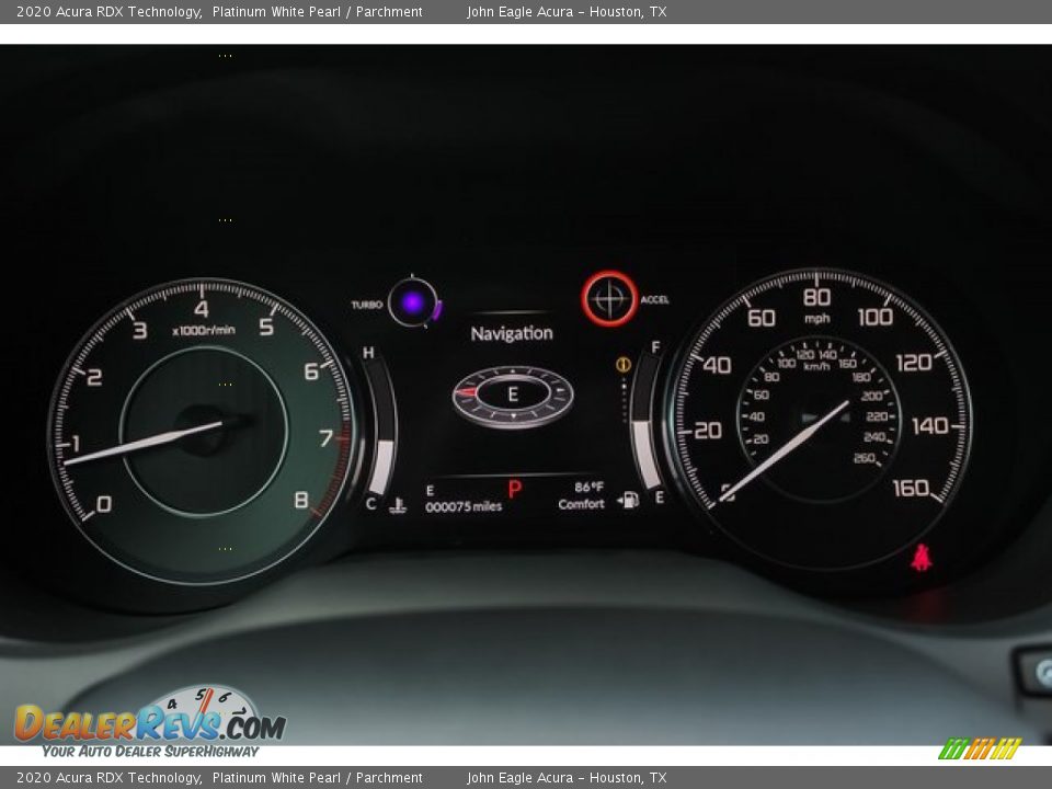 2020 Acura RDX Technology Platinum White Pearl / Parchment Photo #33