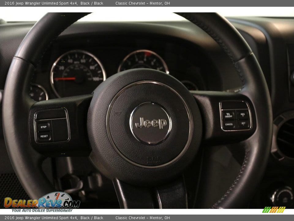 2016 Jeep Wrangler Unlimited Sport 4x4 Black / Black Photo #6