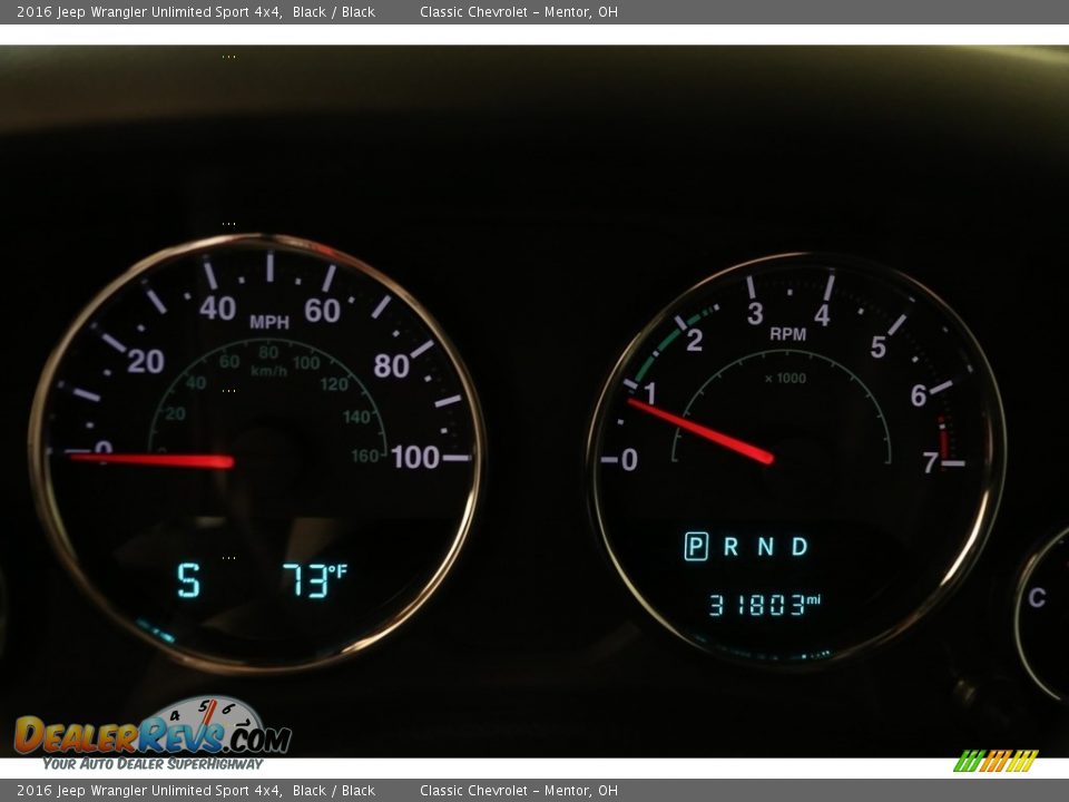 2016 Jeep Wrangler Unlimited Sport 4x4 Black / Black Photo #7