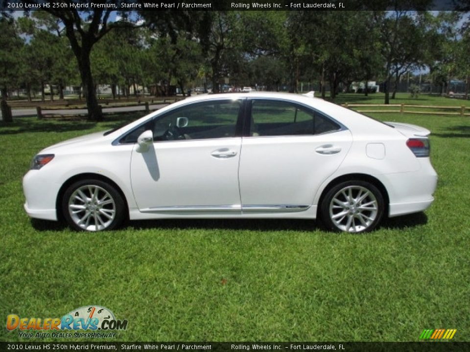 2010 Lexus HS 250h Hybrid Premium Starfire White Pearl / Parchment Photo #3