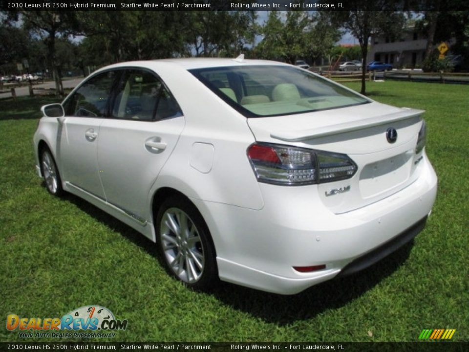 2010 Lexus HS 250h Hybrid Premium Starfire White Pearl / Parchment Photo #5