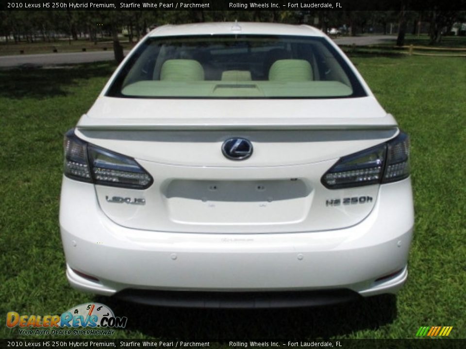 2010 Lexus HS 250h Hybrid Premium Starfire White Pearl / Parchment Photo #7