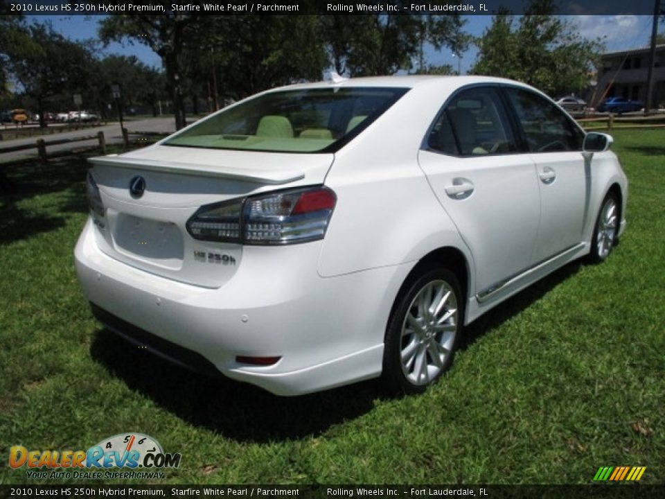 2010 Lexus HS 250h Hybrid Premium Starfire White Pearl / Parchment Photo #9