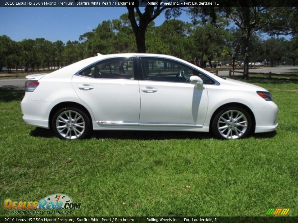 2010 Lexus HS 250h Hybrid Premium Starfire White Pearl / Parchment Photo #11