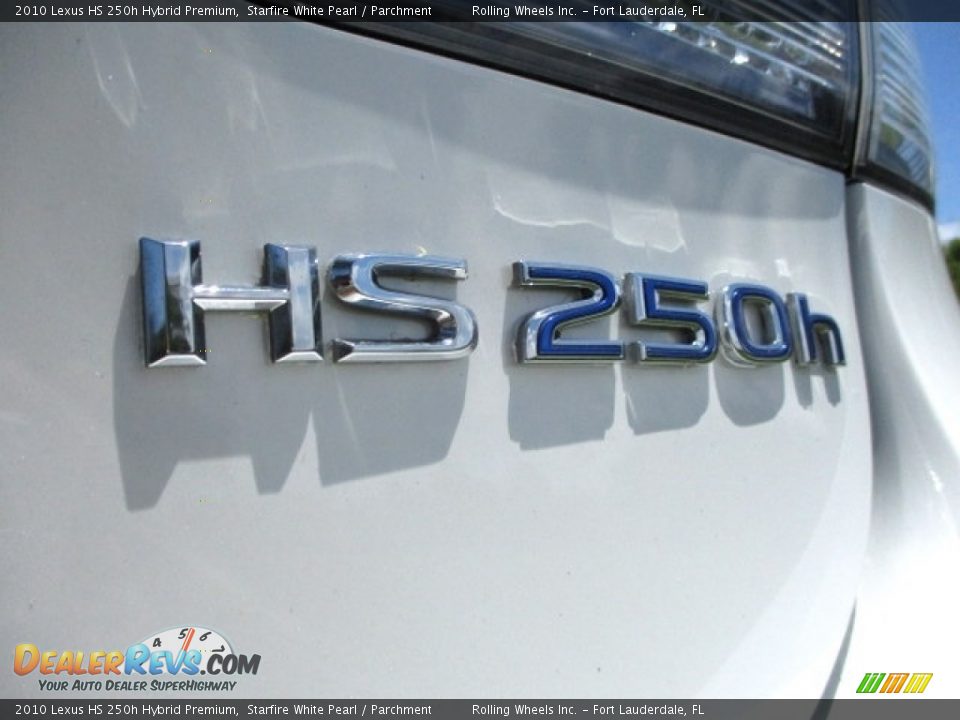 2010 Lexus HS 250h Hybrid Premium Starfire White Pearl / Parchment Photo #16