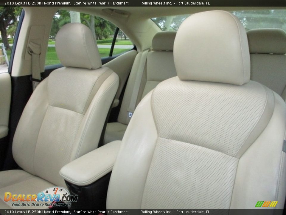 2010 Lexus HS 250h Hybrid Premium Starfire White Pearl / Parchment Photo #17