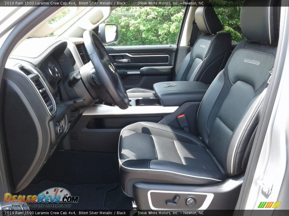 2019 Ram 1500 Laramie Crew Cab 4x4 Billett Silver Metallic / Black Photo #10