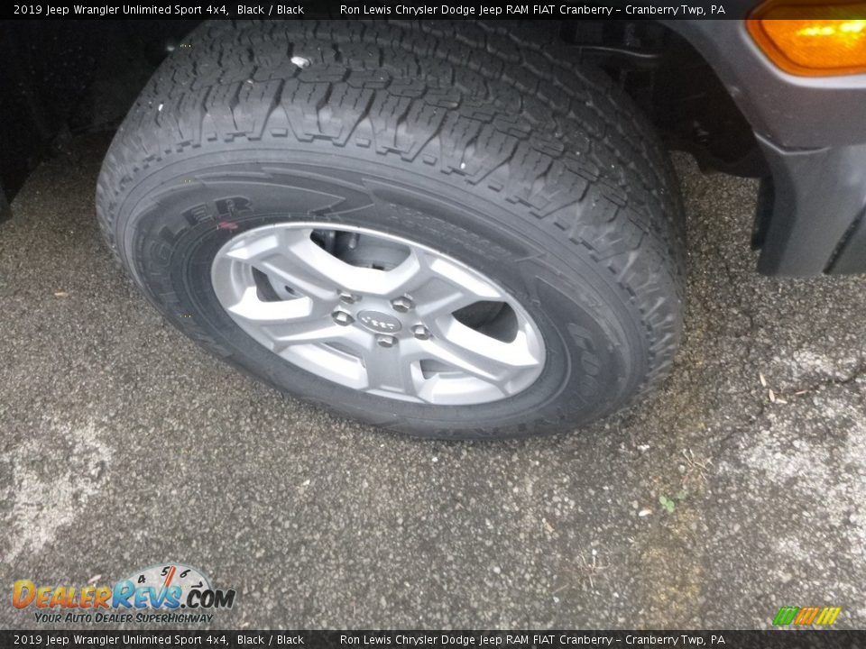 2019 Jeep Wrangler Unlimited Sport 4x4 Black / Black Photo #3