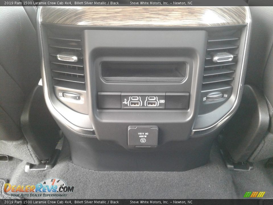 2019 Ram 1500 Laramie Crew Cab 4x4 Billett Silver Metallic / Black Photo #13