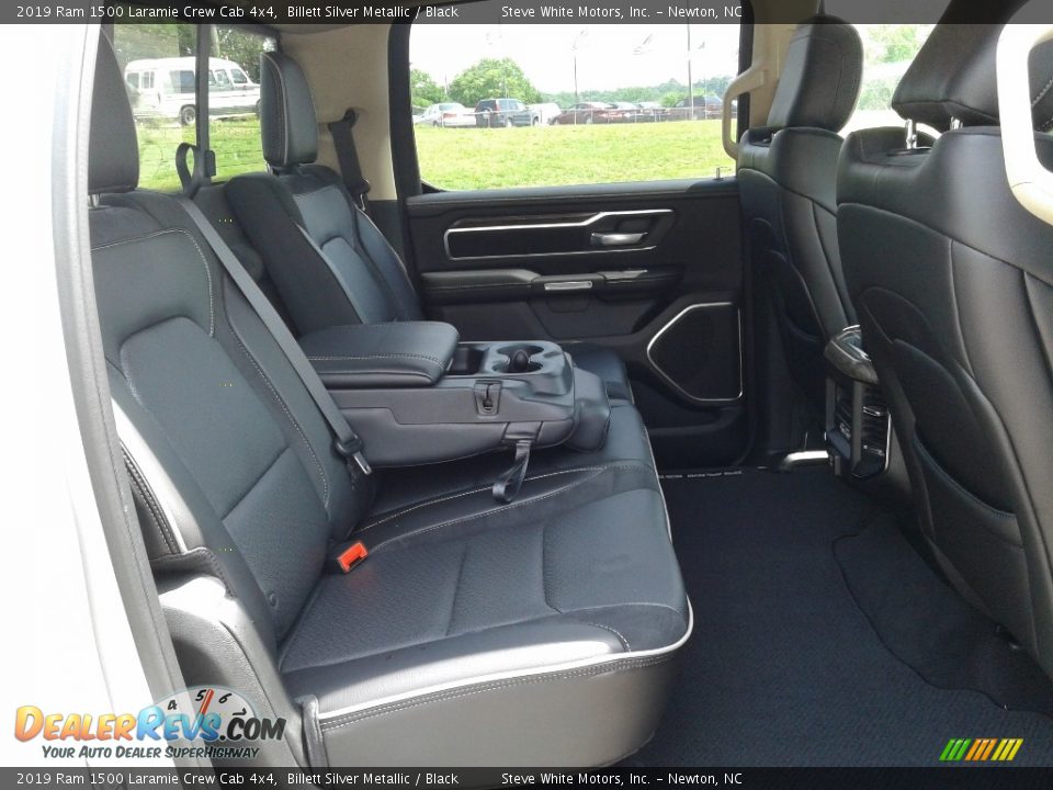 2019 Ram 1500 Laramie Crew Cab 4x4 Billett Silver Metallic / Black Photo #14