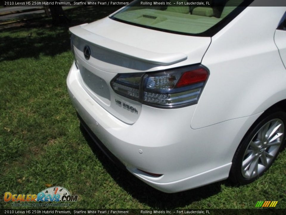 2010 Lexus HS 250h Hybrid Premium Starfire White Pearl / Parchment Photo #30