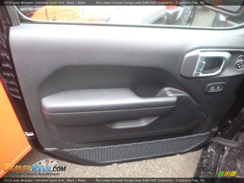 2019 Jeep Wrangler Unlimited Sport 4x4 Black / Black Photo #11