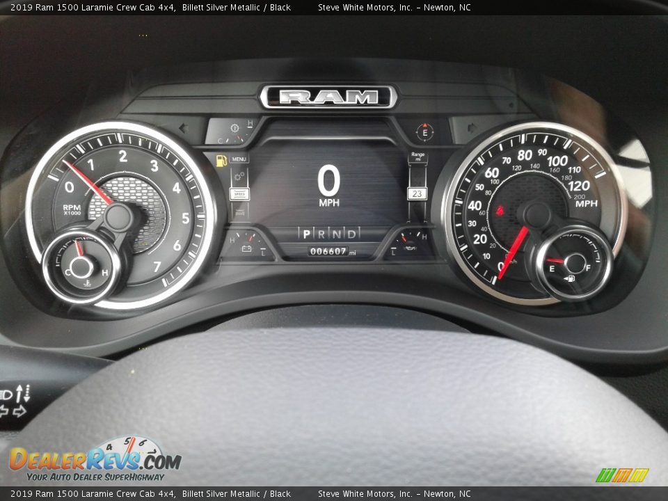 2019 Ram 1500 Laramie Crew Cab 4x4 Billett Silver Metallic / Black Photo #20