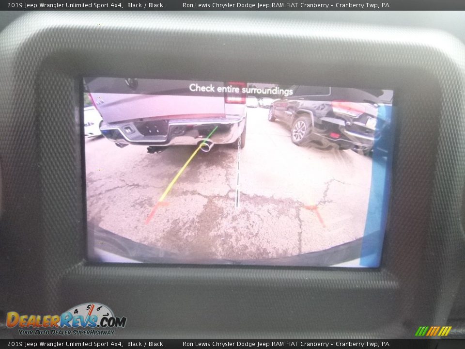 2019 Jeep Wrangler Unlimited Sport 4x4 Black / Black Photo #17