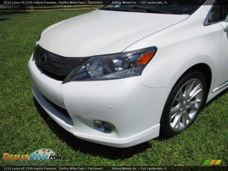 2010 Lexus HS 250h Hybrid Premium Starfire White Pearl / Parchment Photo #35