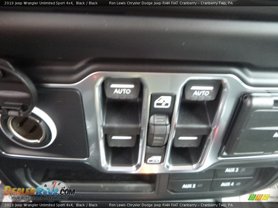 2019 Jeep Wrangler Unlimited Sport 4x4 Black / Black Photo #18
