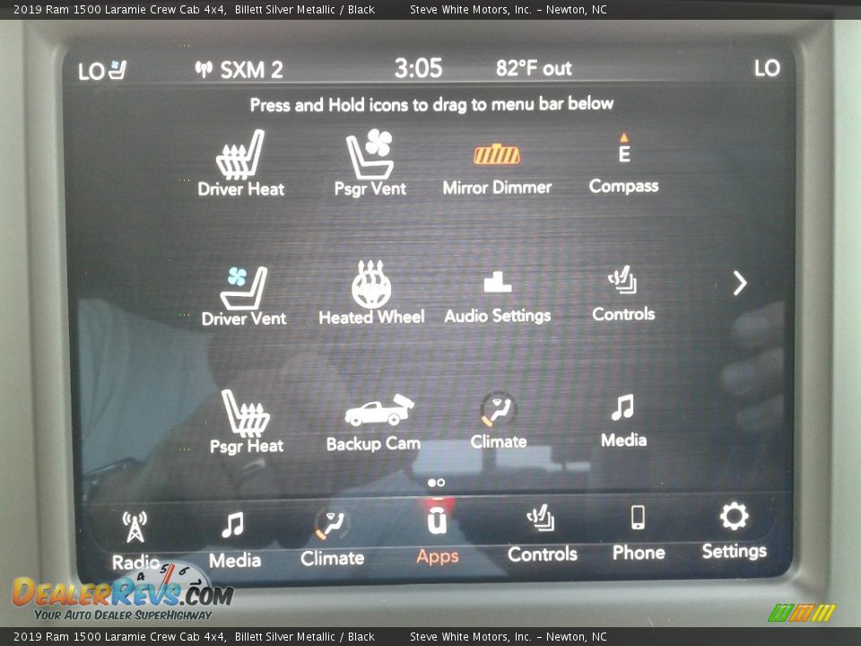 2019 Ram 1500 Laramie Crew Cab 4x4 Billett Silver Metallic / Black Photo #27