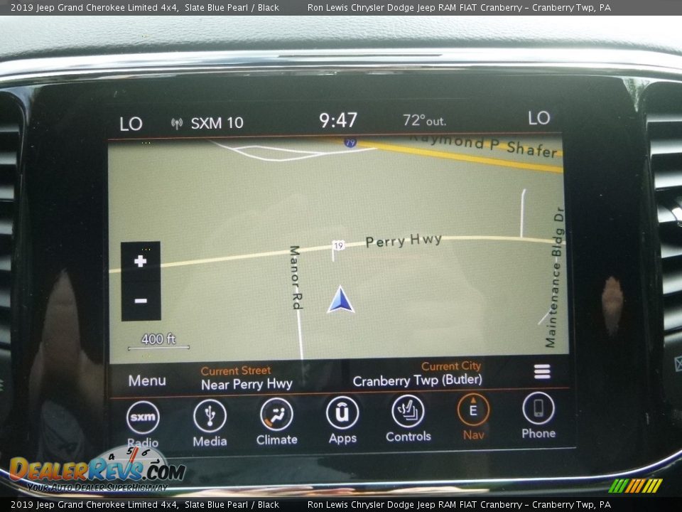 2019 Jeep Grand Cherokee Limited 4x4 Slate Blue Pearl / Black Photo #18