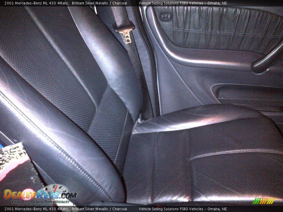 2001 Mercedes-Benz ML 430 4Matic Brilliant Silver Metallic / Charcoal Photo #3