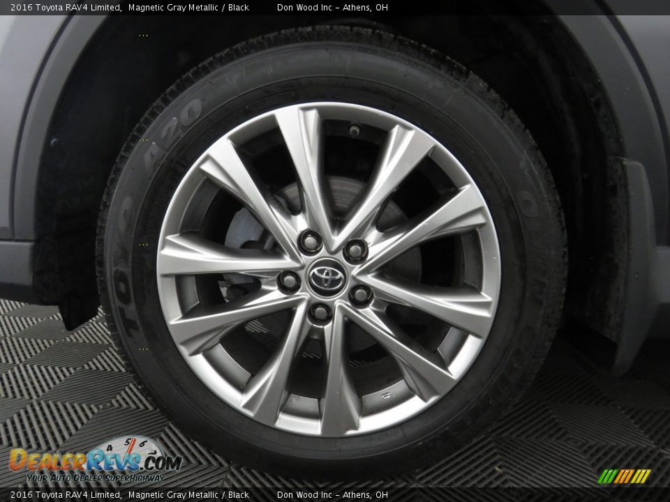 2016 Toyota RAV4 Limited Magnetic Gray Metallic / Black Photo #21