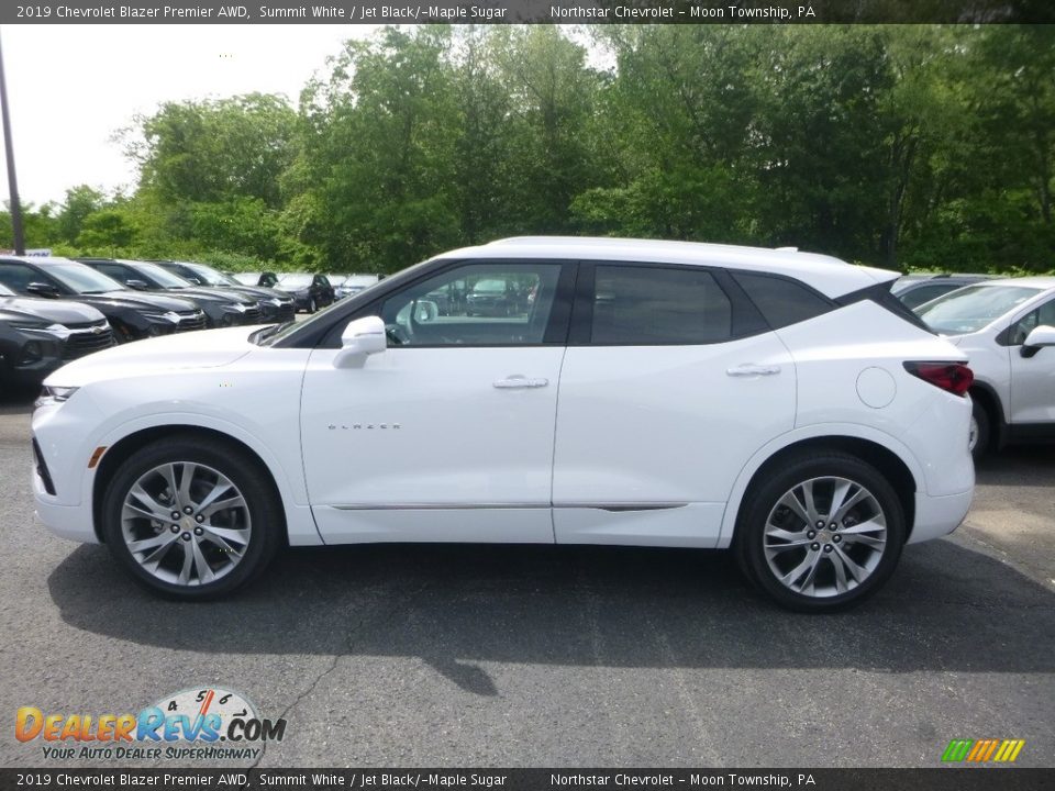 Summit White 2019 Chevrolet Blazer Premier AWD Photo #2