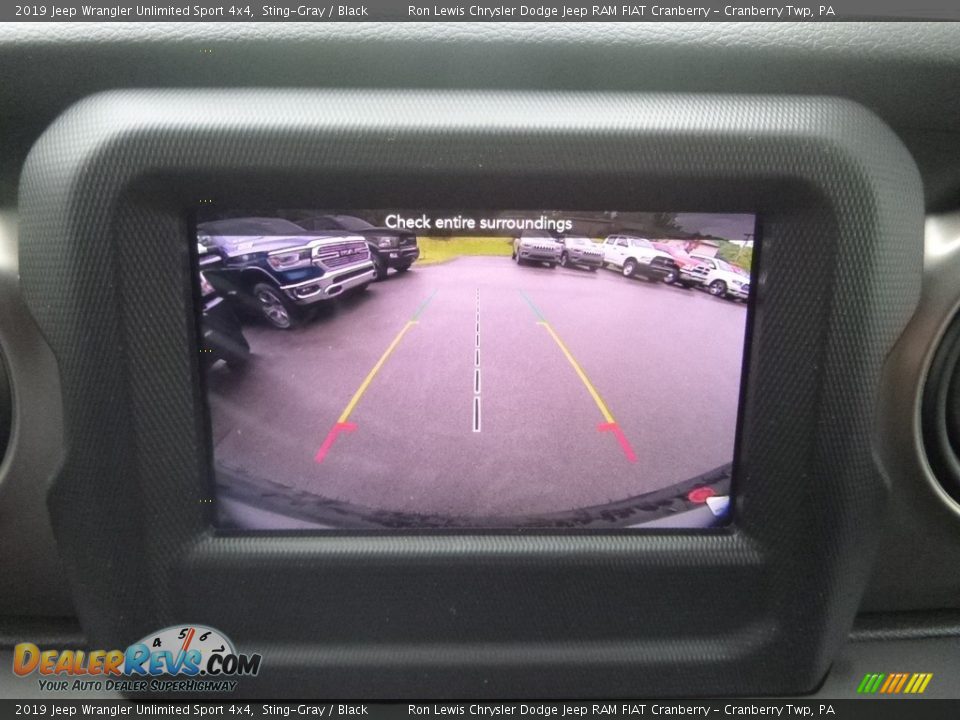 2019 Jeep Wrangler Unlimited Sport 4x4 Sting-Gray / Black Photo #16