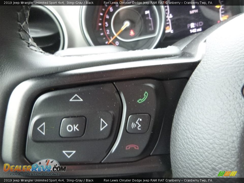 2019 Jeep Wrangler Unlimited Sport 4x4 Sting-Gray / Black Photo #18
