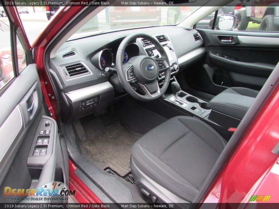 2019 Subaru Legacy 2.5i Premium Crimson Red / Slate Black Photo #12