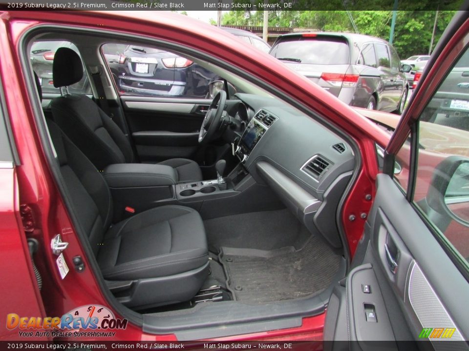 2019 Subaru Legacy 2.5i Premium Crimson Red / Slate Black Photo #18
