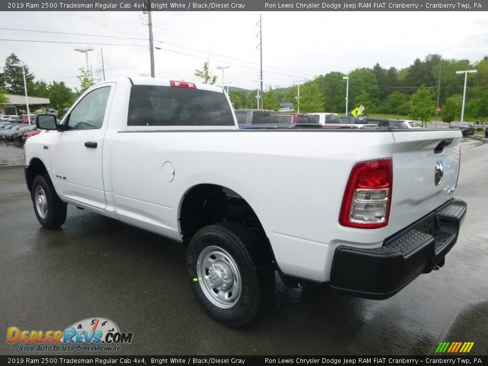 2019 Ram 2500 Tradesman Regular Cab 4x4 Bright White / Black/Diesel Gray Photo #3