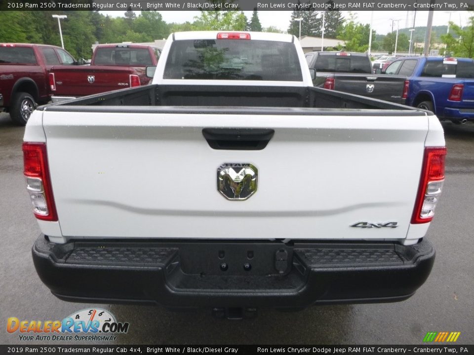 2019 Ram 2500 Tradesman Regular Cab 4x4 Bright White / Black/Diesel Gray Photo #4