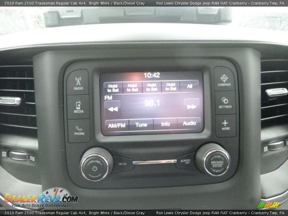 2019 Ram 2500 Tradesman Regular Cab 4x4 Bright White / Black/Diesel Gray Photo #16