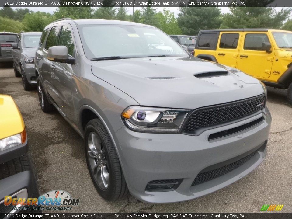2019 Dodge Durango GT AWD Destroyer Gray / Black Photo #11