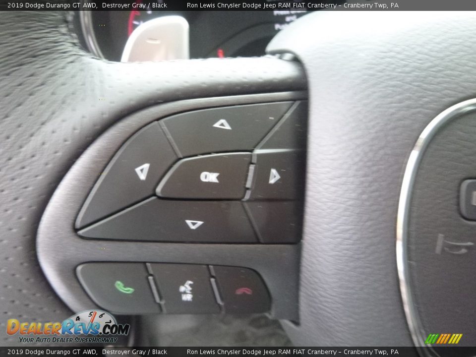2019 Dodge Durango GT AWD Destroyer Gray / Black Photo #16