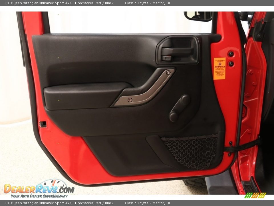 2016 Jeep Wrangler Unlimited Sport 4x4 Firecracker Red / Black Photo #4