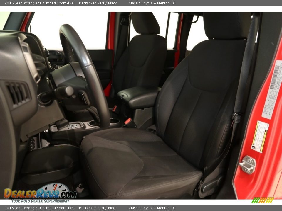 2016 Jeep Wrangler Unlimited Sport 4x4 Firecracker Red / Black Photo #5