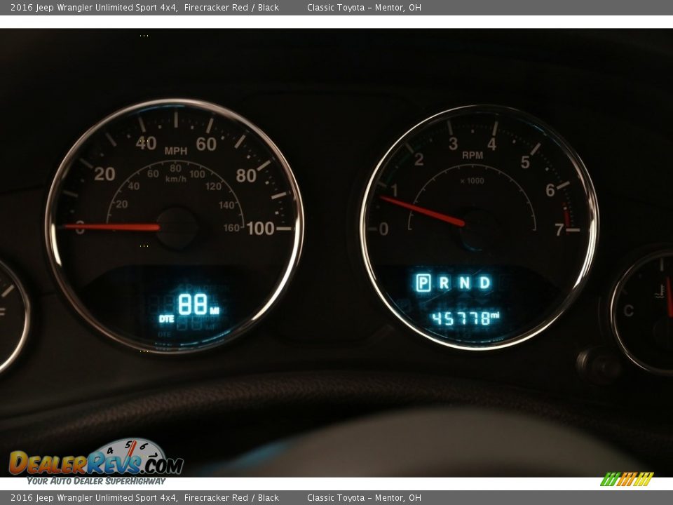 2016 Jeep Wrangler Unlimited Sport 4x4 Firecracker Red / Black Photo #6
