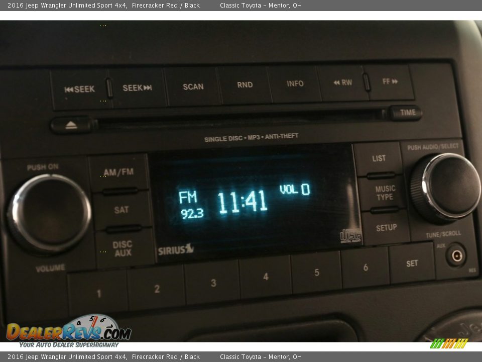 2016 Jeep Wrangler Unlimited Sport 4x4 Firecracker Red / Black Photo #9