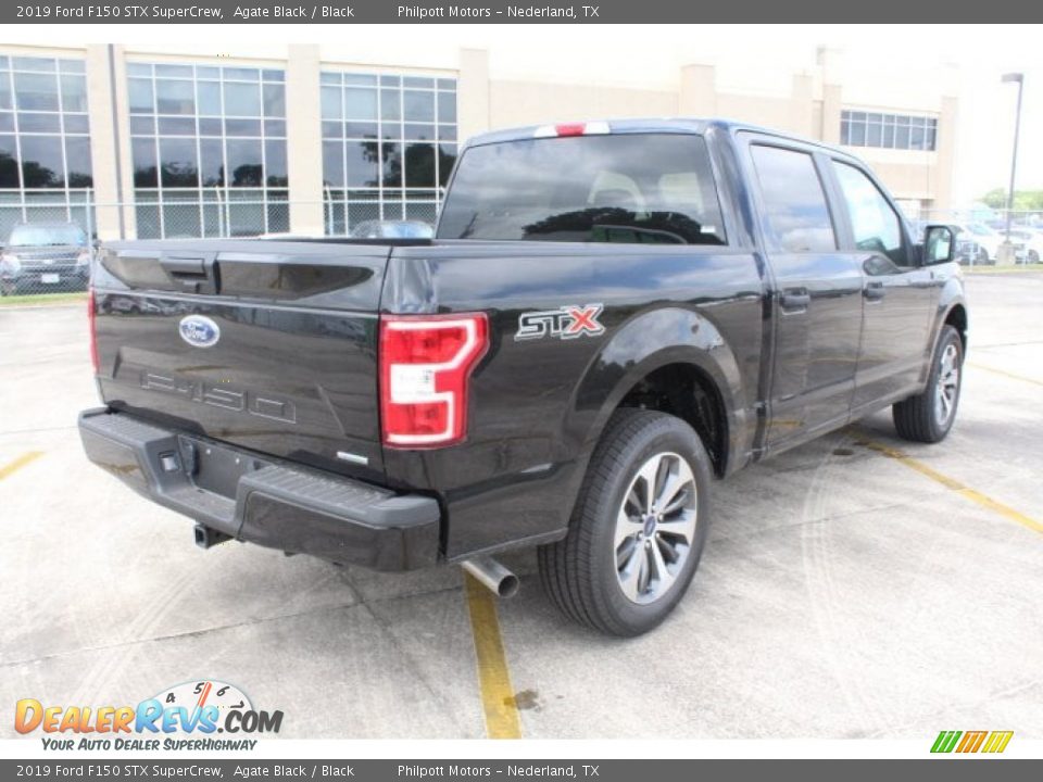 2019 Ford F150 STX SuperCrew Agate Black / Black Photo #8