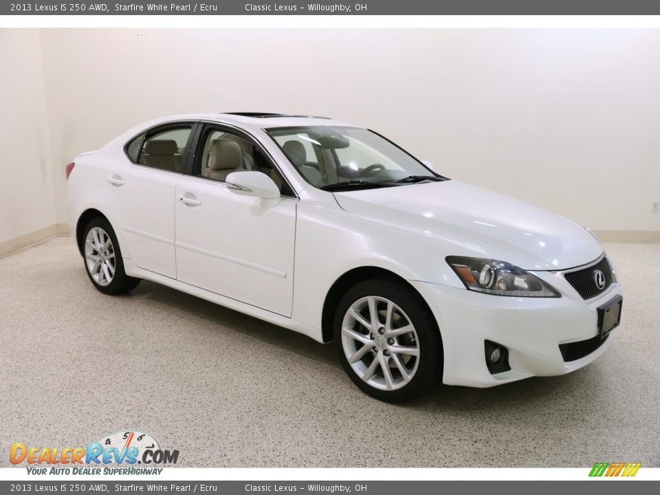 2013 Lexus IS 250 AWD Starfire White Pearl / Ecru Photo #1