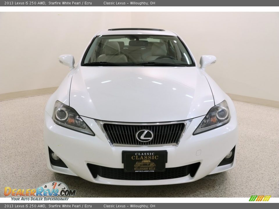 2013 Lexus IS 250 AWD Starfire White Pearl / Ecru Photo #2